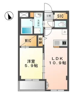 リユニオン【1階】の間取り