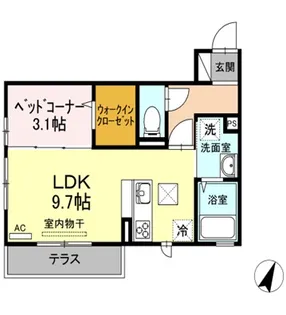 レオーネ18【103号室】の間取り