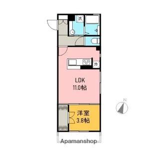 セピアコート【101号室】の間取り