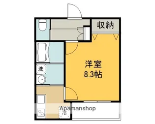 ピーエス西条【203号室】の間取り