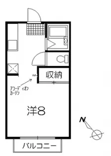 アーバーハウス吉田B棟【101号室号室】の間取り