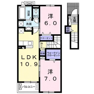 マルーン・ベルズ【2階】の間取り