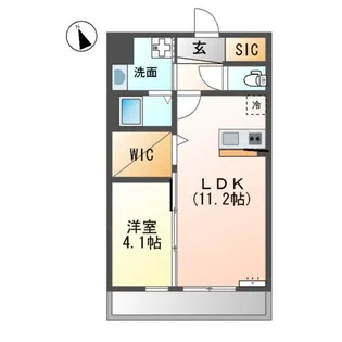 サンハイツ西条東Ⅱ【2階】の間取り