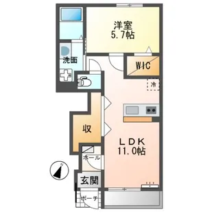 FOREST HOUSE【1階】の間取り