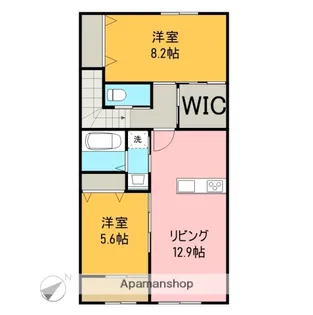 マロンガーデン【206号室】の間取り