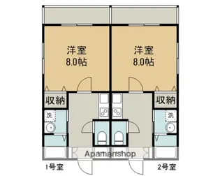 広島県呉市焼山此原町【マンション】の間取り