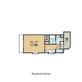 見晴らしマンション【202号室】の間取り