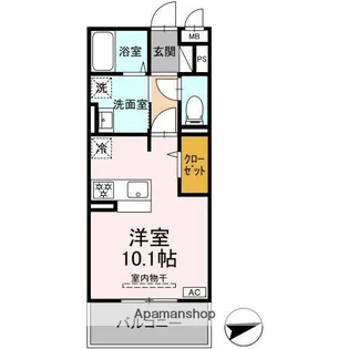メゾングランレーヴ A棟【2階】の間取り