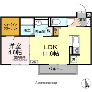 メゾングランレーヴ B棟【3階】の間取り