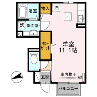 プレミール広【1階】の間取り
