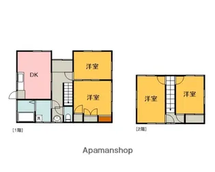 広島県東広島市黒瀬町市飯田【一戸建】の間取り