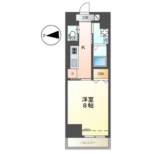 中央地所西条駅前ビル(【6階】の間取り