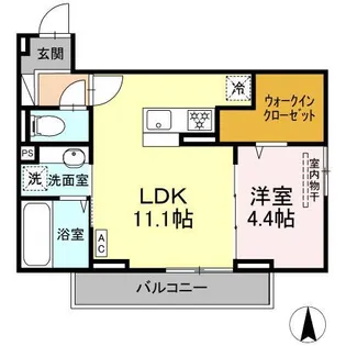 グレイスガーデンC【2階】の間取り