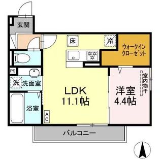 グレイスガーデンC【1階】の間取り