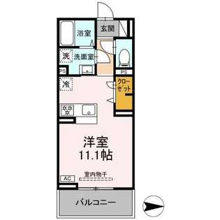 グレイスガーデンA【3階】の間取り