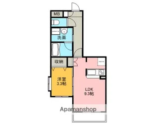 サンレジデンス【101号室】の間取り