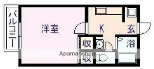 サニークレスト【1階】の間取り