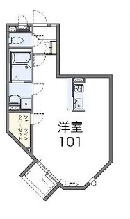 レオネクストネオグレイス【101号室】の間取り