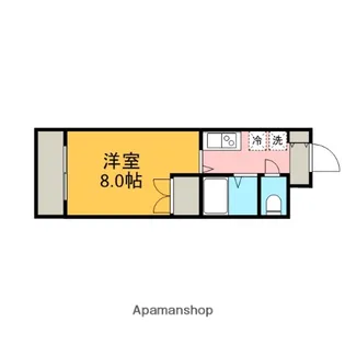 STUDENTVILLAGEHAIKONSU【111号室】の間取り