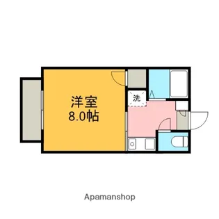 エンデバー1【204号室】の間取り