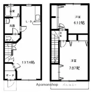 ティファナA【1階】の間取り