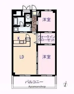 SELENE(セレネ)【403号室】の間取り