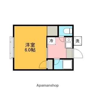 センターコート広大前通りA【101号室】の間取り