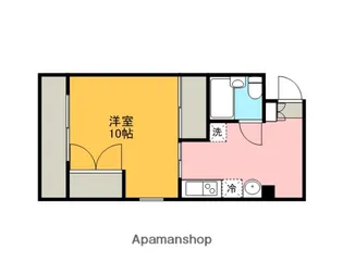 グランデA【201号室】の間取り