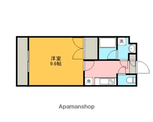 メゾンブルーム【205号室】の間取り