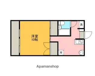 グランデB【202号室】の間取り