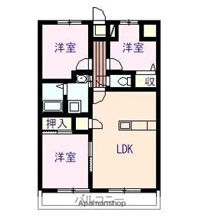 サンフォーレ【1階】の間取り