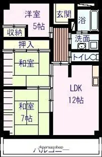 蔵田ファミリーマンション【302号室】の間取り