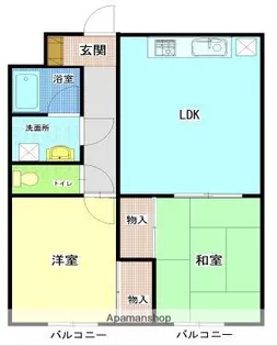 セレニティーⅠ【203号室】の間取り