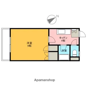 尾形ハイツD棟【201号室】の間取り