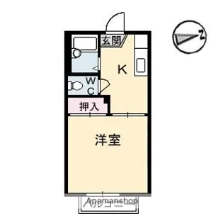 プレインコーポA棟【203号室】の間取り