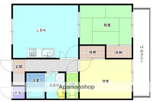 エルドラードA番館【805号室】の間取り