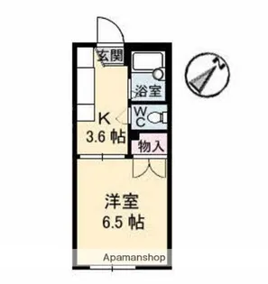 広島県東広島市八本松東6丁目【アパート】の間取り