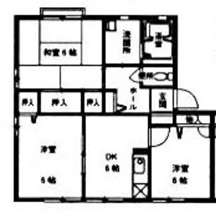 イーストパーク C棟【2階】の間取り