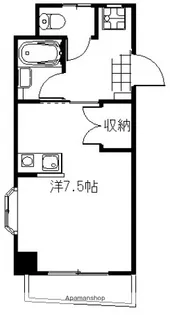 アソシエ大町【3階】の間取り
