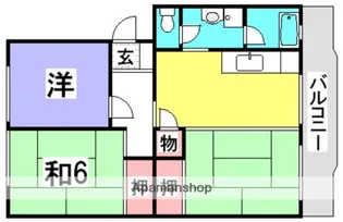 山根マンション【3階】の間取り