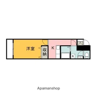 第1西本ビル【4階】の間取り