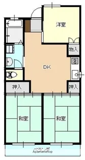 第1西本ビル【2階】の間取り