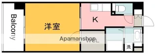 ロアール南竹屋【7階】の間取り