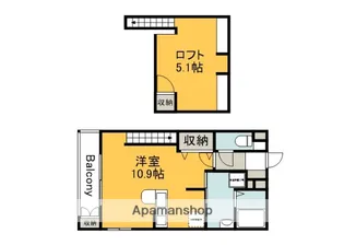 CD CRYSTAL Ⅰ【1階】の間取り
