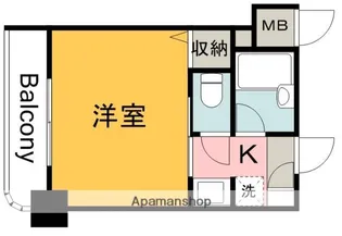 比治山エコテラス【4階】の間取り