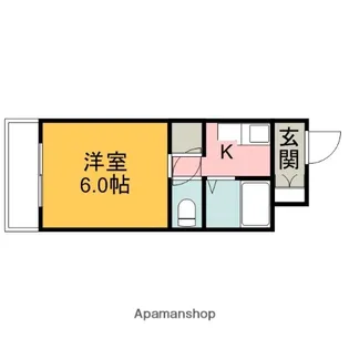 ファミール牛田【2階】の間取り