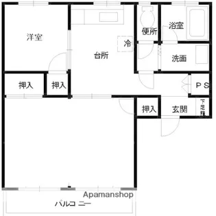 広島県広島市南区宇品東3丁目【マンション】の間取り