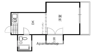 サンローレル船越【3階】の間取り