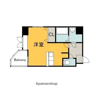 家納喜本川館【10階】の間取り