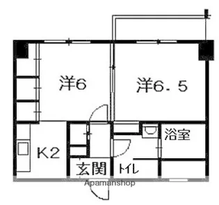 ブリアンローズ上幟【2階】の間取り